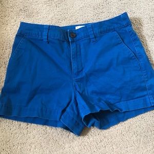 Blue shorts!